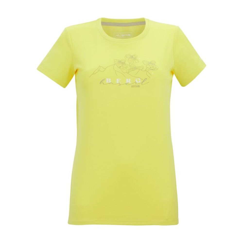 Regatta Womens/Ladies Fingal Graphic Print T-Shirt / Canary Yellow
